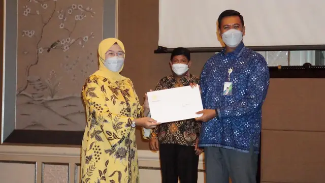 Konferensi pers BPJS Ketenagakerjaan atau BPJAMSOSTEK.