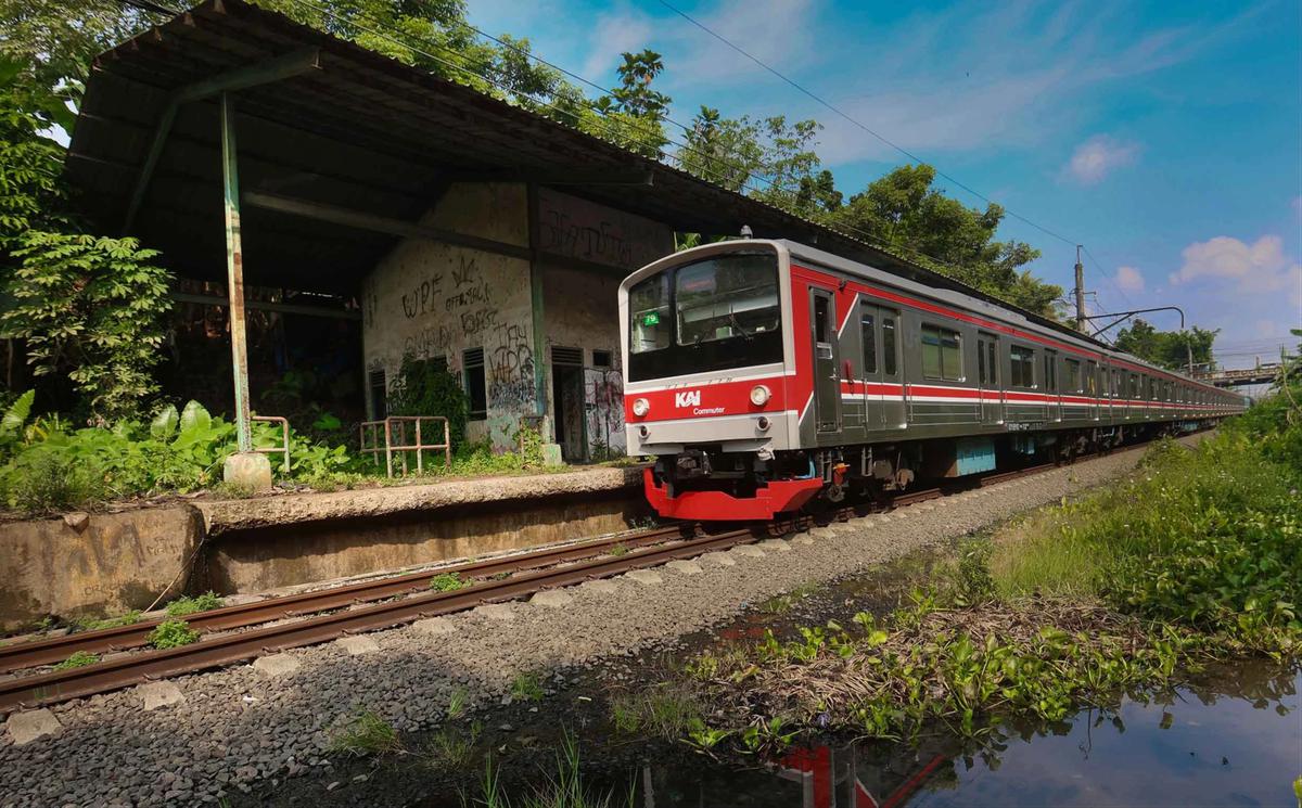 FOTO: Stasiun Gunung Putri Menanti Aktivasi Kembali di Jalur Nambo