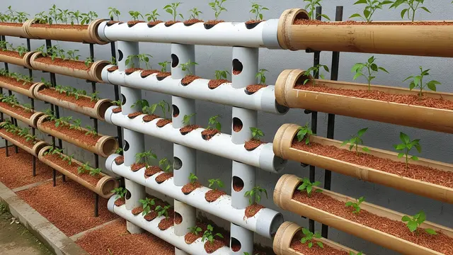 Model Kebun Cabai dengan Media Tanam Sekam