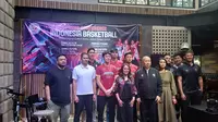 Ketum Perbasi bersama para manajer timnas basket Indonesia
