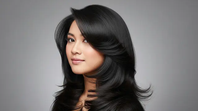 Layered Cut dengan Long Layers atau Layer Panjang Klasik