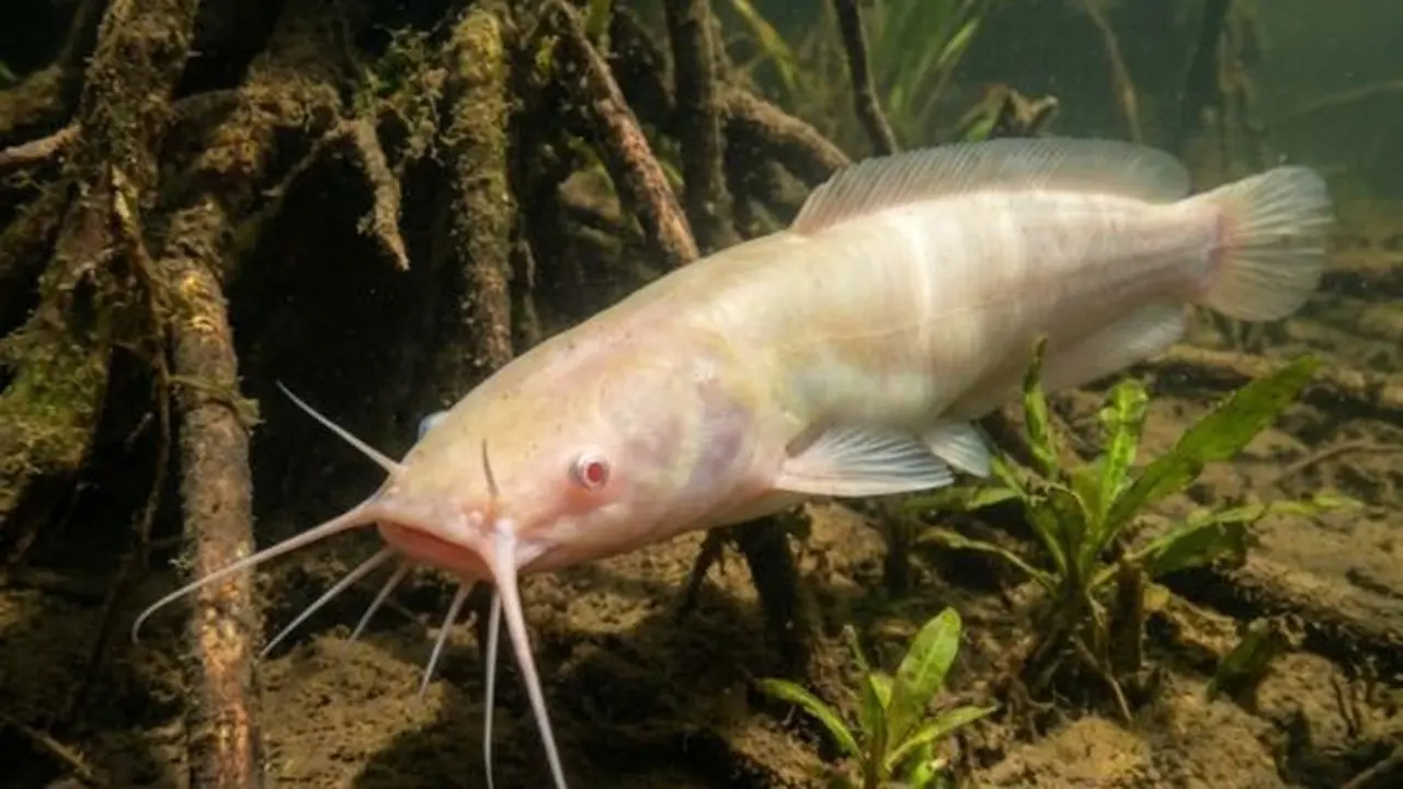 Ilustrasi Lele Bule atau Lele Albino (Foto: AI)