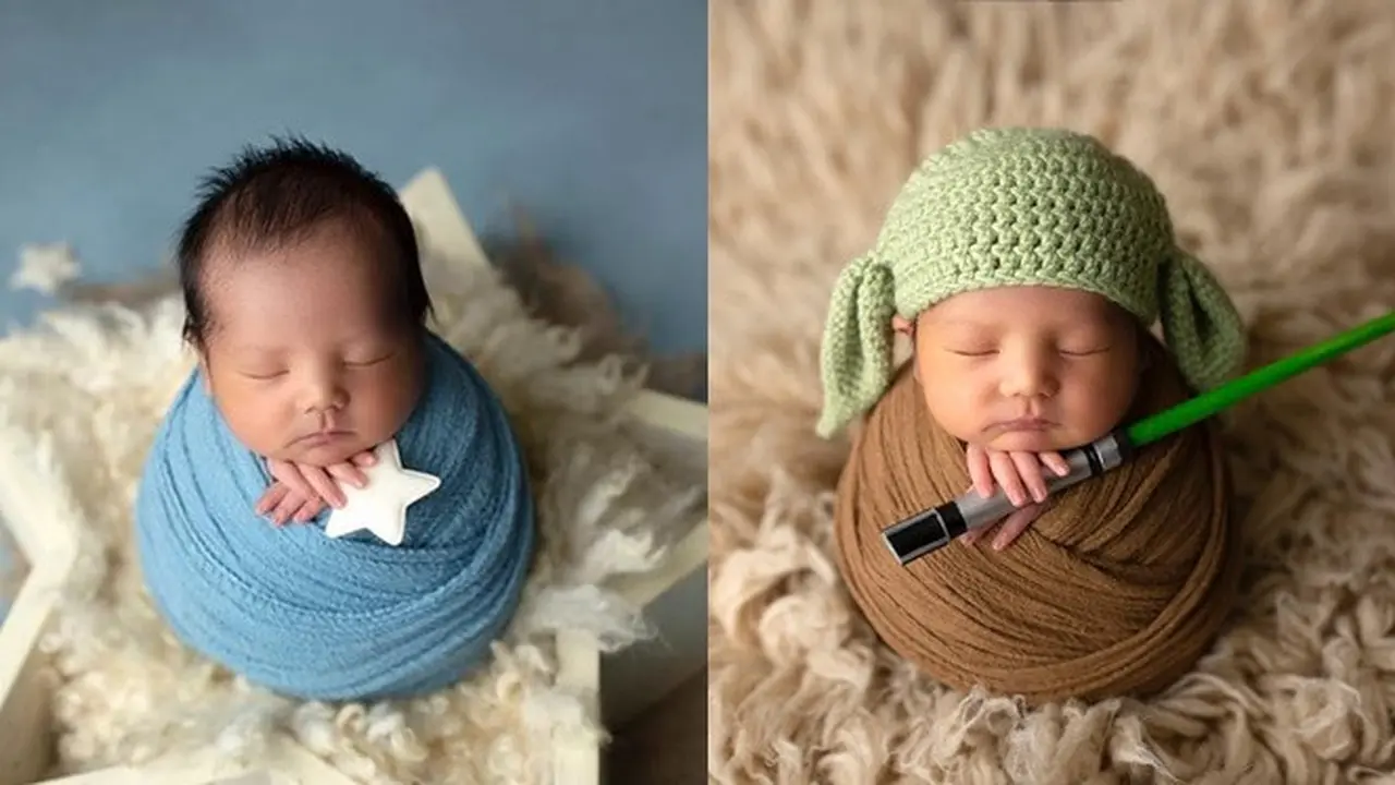 6 Gaya Pemotretan Baby Born Shaquille, Anak Cut Meyriska yang Curi Perhatian