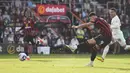 Striker Bournemouth, Dominic Solanke mencetak gol pertama timnya ke gawang Manchester United pada laga pekan ke-33 Premier League 2023/2024 di Vitality Stadium, Bournemouth, Sabtu (13/4/2024). (AP Photo/Kirsty Wigglesworth)