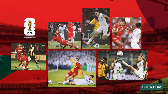 Kolase - Bek-Bek Timnas Indonesia: Jay Idzes, Mees Hilgers, Rizky Ridho, Kevin Diks, Jordi Amat, dan Justin Hubner