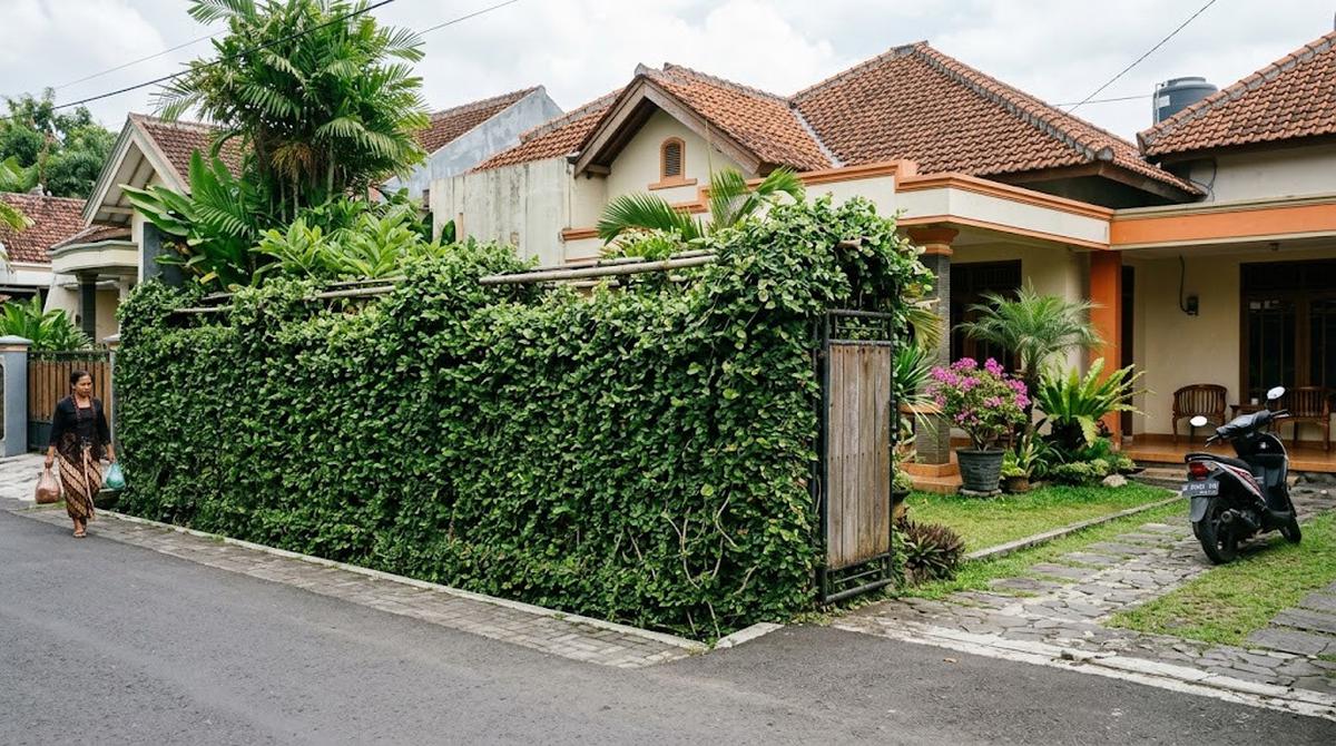 Ide Pagar Rumah dari Tanaman Hidup yang Murah