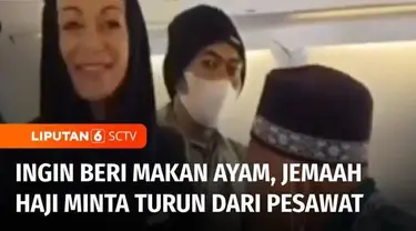 Sebuah video amatir yang menampilkan seorang jemaah haji lansia meminta turun dari pesawat karena ingin memberi makan ayam peliharaannya, viral di media sosial. Juhani Jamian Karsim, jemaah haji tersebut, didiagnosa menderita demensia.