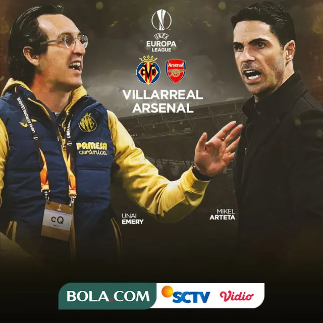 Liga Europa - Villarreal Vs Arsenal - Head to Head Pelatih