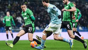 Tambahan tiga poin membuat Juventus kokoh di peringkat keempat klasemen sementara dengan raihan 36 poin. Sementara itu, Sassuolo tertahan di posisi ke-10 dengan koleksi 23 angka. (Massimo Paolone/LaPresse via AP)