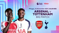 Link Live Streaming Liga Inggris: Arsenal vs Tottenham, Tayang Eksklusif di Vidio