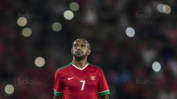 Boaz Solossa sukses mengantarkan tim sepak bola Papua menjuarai PON Sumsel 2004. Ia dipanggil Timnas Indonesia pada ajang Piala Tiger 2004. Boaz bersama Persipura tercatat sukses menorehkan empat kali gelar juara Liga Indonesia dan tiga kali menjadi top skor. (Bola.com/Vitalis Yogi Trisna)