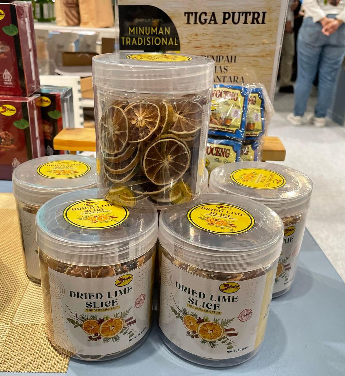 Produk Wedang Rempah 3 Putri saat di BRI UMKM EXPO(RT) 2025