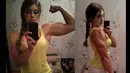 Gadis asal Rusia itu memiliki perpaduan yang tidak lumrah pada tubuhnya. Julia Vins punya wajah cantik layaknya boneka Barbie, sedangkan fisiknya kekar mirip The Incredible Hulk. (Dailymail)