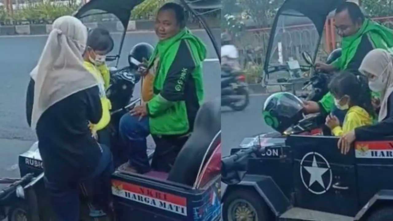 Motor ojol kreatif (TikTok/@daniljulyantosetia)