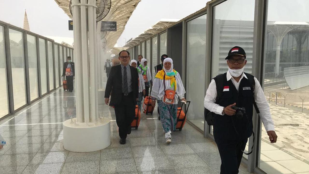 Jemaah haji tiba di Madinah