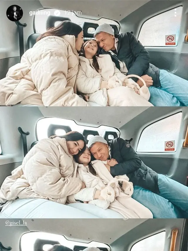 7 Potret Liburan Gading Marten Bersama Gisel dan Gempi di London
