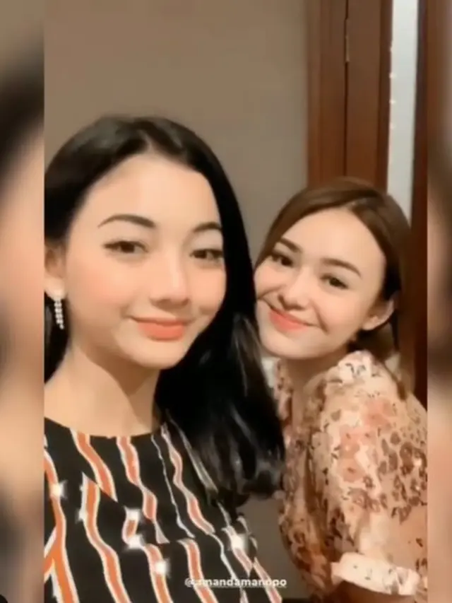 7 Momen Kebersamaan Amanda Manopo dan Glenca Chysara di Luar Syuting, Kompak Banget
