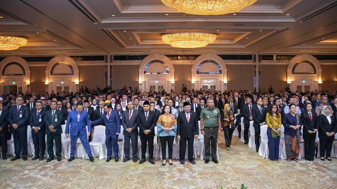 Puan Maharani di Upacara Pemantapan Nilai-Nilai Kebangsaan