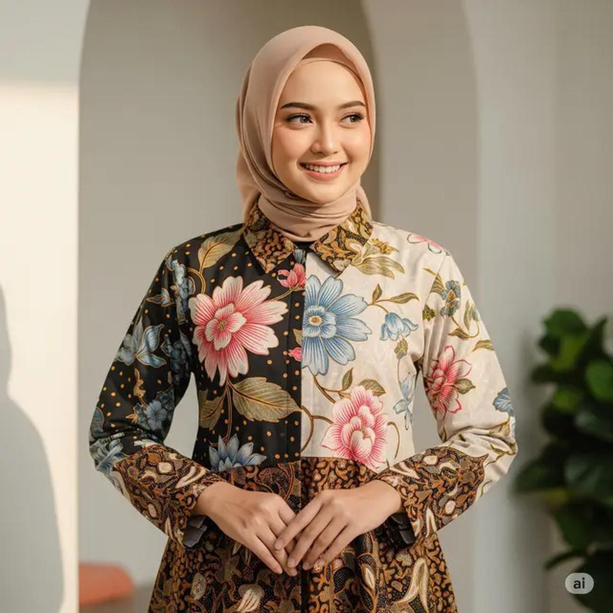 10 Gamis Muslimah Motif Bunga Besar Paling Adem 2025, Stylish &amp; Anti Gerah Sepanjang Hari
