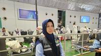 Umi Marzuqoh, ketua kloter BTH 26 yang memimpin rombongan jemaah haji asal Pontianak, Kalimantan Barat. (dok. MCH 2025)