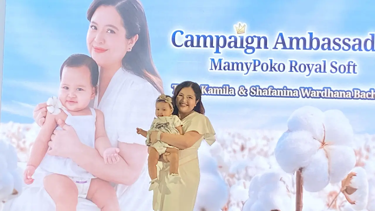 Tasya Kamila cegah ruam dan iritasi pada bayinya dengan MamyPoko Royal Soft Kapas Organik