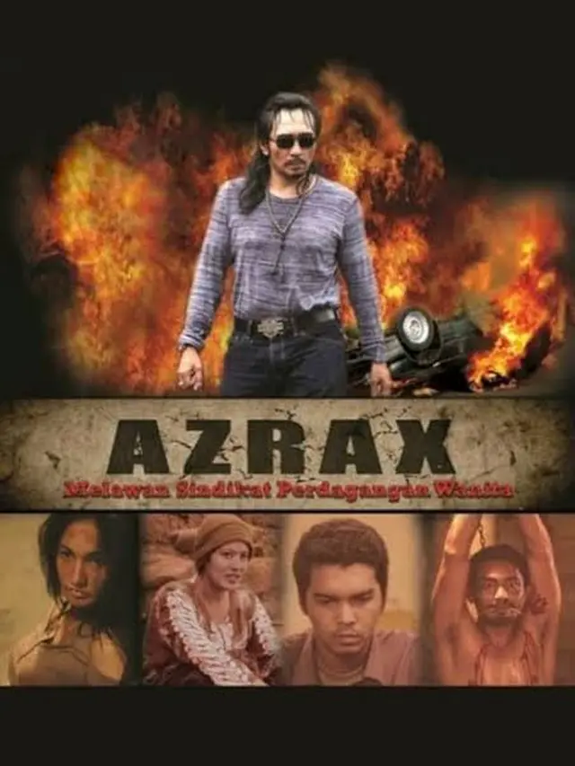 Poster Azrax Melawan Sindikat Perdagangan Wanita. (Foto: Koleksi Pribadi Daniel Irawan)