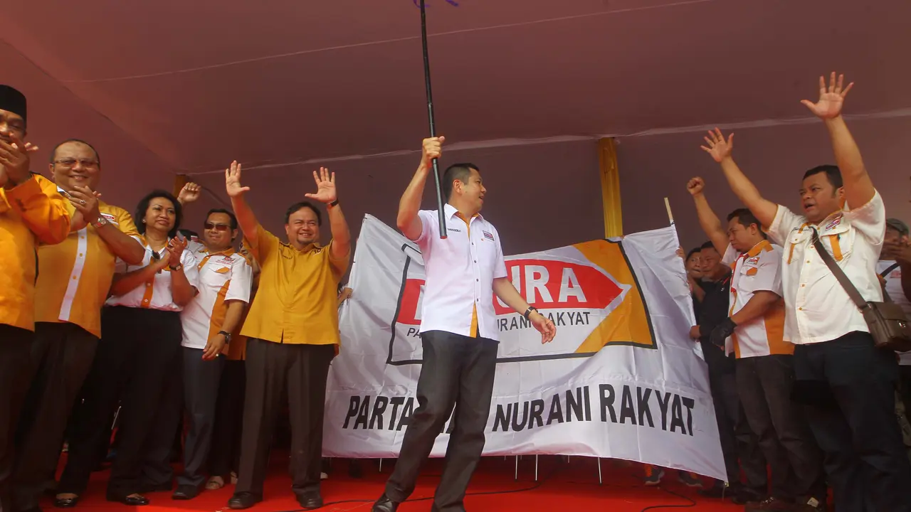 [FOTO] Harry Tanoesudibjo Kompori Peserta Kampanye Tentang Gaji