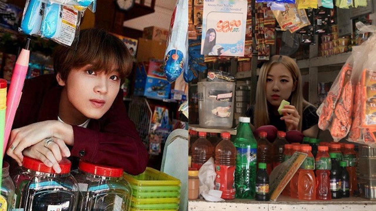 6 Editan Foto Idol K-Pop saat Jadi Penjaga Warung, Kocak Banget