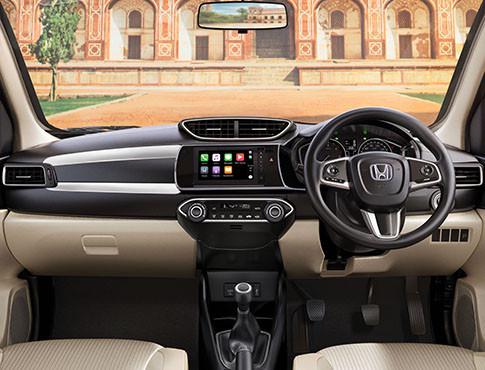 Interior Honda Amaze (hondacarindia.com)