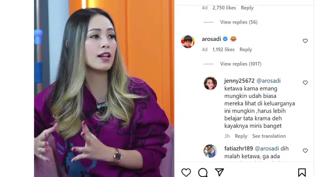 Reaks Kakak Ipar Syahnaz Sadiqah