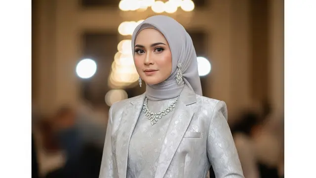Warna Gamis Blazer Brokat yang Cocok untuk Tema Acara 2025 (Image by Gemini AI)