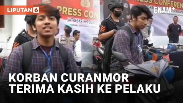 Satreskrim Polrestabes Surabaya mengungkap kasus pencurian motor. Salah satu mahasiswa Institut Teknologi Sepuluh November (ITS) menjadi korbannya. Alih-alih marah, korban malah berterima kasih pada para pencuri yang tertangkap.