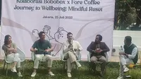 Konferensi Pers Bobobox x Fore Coffee &ldquo;Journey to Wellbeing: Mindful Reset&rdquo; (Liputan6.com/Henry)