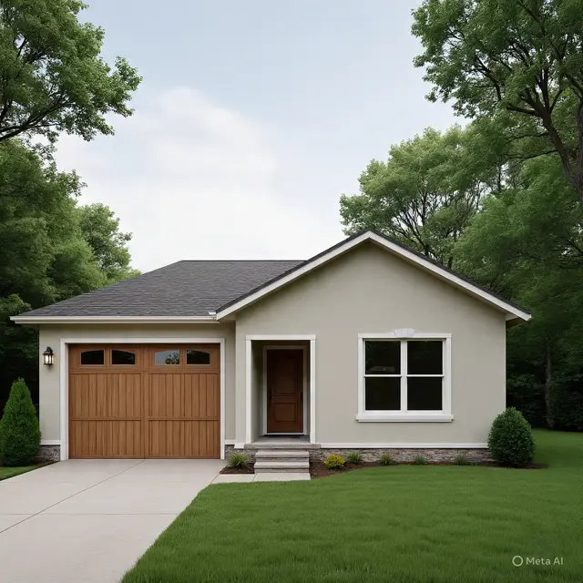 Rumah Sederhana 5x12 Meter 2 Kamar dengan Garasi
