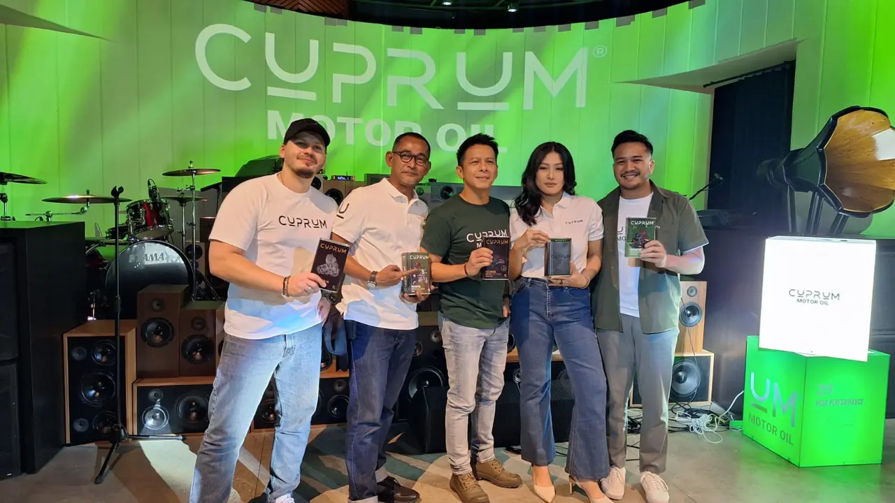Pelumas Cuprum Motor Oil Resmi Masuk Indonesia, Punya Teknologi Canggih (Arief A/Liputan6.com)