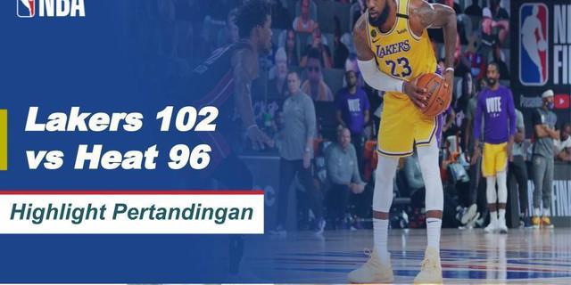 VIDEO: Highlights NBA, LA Lakers Kembali Kalahkan Miami Heat di Gim Keempat 102-96