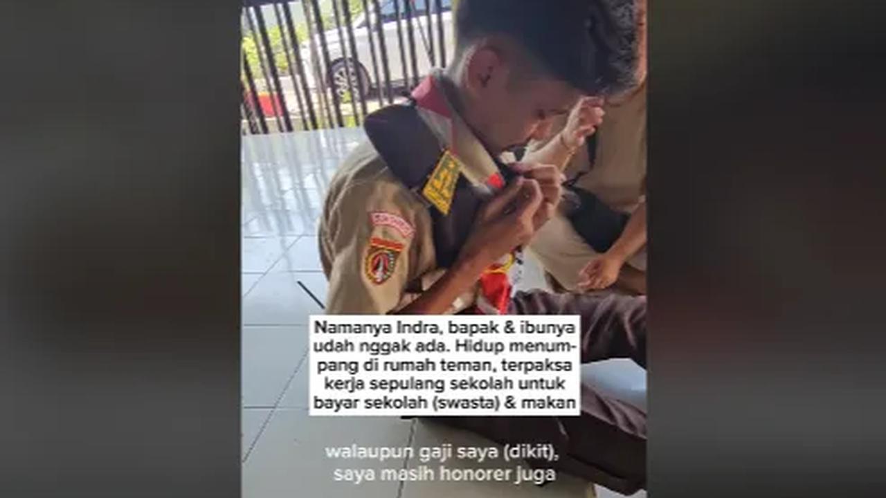 Kehidupan Indra pun mendapat perhatian dari salah satu guru di sana. Bahkan salah satu guru honorer membantu biaya hidup Indra meskipun dengan gaji pas-pasan. <br>
