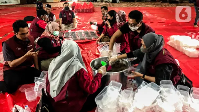 Dapur Umum Kemensos untuk Korban Gempa Cianjur