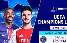 Link Nonton Live Streaming PSG Vs Arsenal di Vidio, Kick-Off 02.00 WIB Malam ini