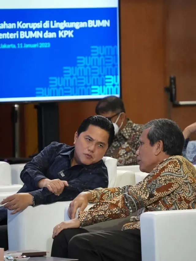 Menteri BUMN Erick Thohir mengumpulkan 42 direksi dari lembaga-lembaga dana pensiun (Dapen) di lingungan BUMN. (Dok Kementerian BUMN)