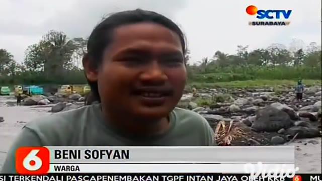 Banjir lahar dingin dari puncak Gunung Semeru di Lumajang, Jawa Timur, menerjang sejumlah daerah aliran sungai. Terdapat tiga daerah aliran sungai, yakni, Sungai Besuk Sat, Glidik, dan Kobokan.