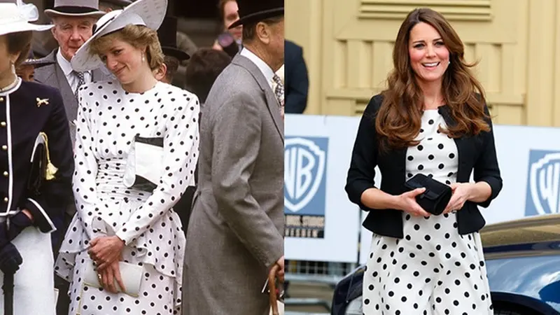 Busana Kate Middleton mirip dengan Putri Diana
