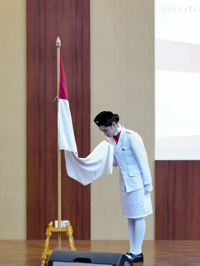 Potret Shaista anak Rionaldo Stockhorst jadi Paskibraka. (Foto: Instagram: rio.stokhorst)