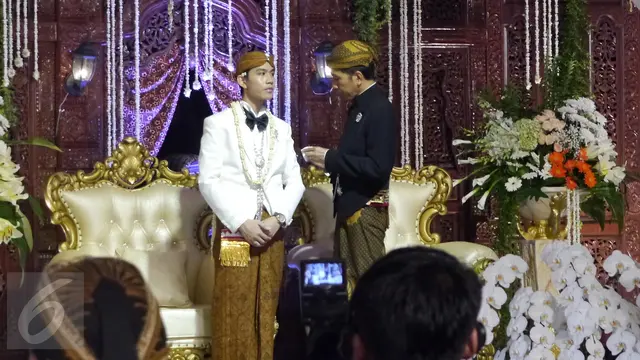 Suasana Resepsi Gibran-Selvi yang Sederhana Namun Elegan