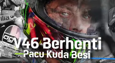 Pembalap MotoGP kenamaan Valentino Rossi akhirnya memutuskan pensiun di ujung musim 2021 nanti.