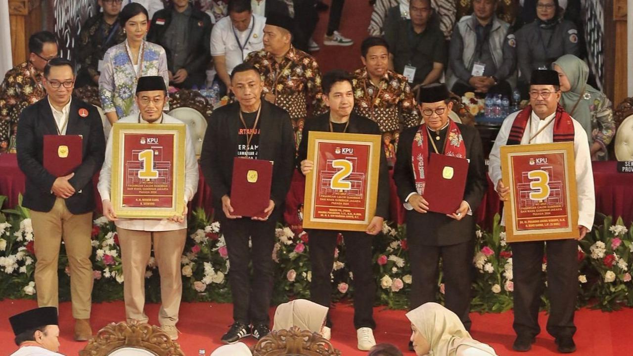 Survei Poltracking Pilkada Jakarta: RK-Suswono 47,5%, Pramono-Rano 31,5%, Dharma-Kun 5,1%