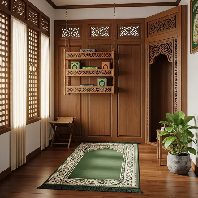 Desain Mushola di Dalam Rumah