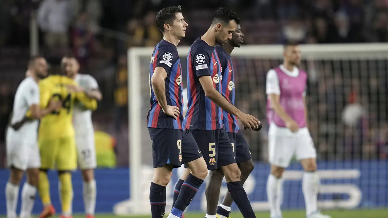 Foto: Ditahan Imbang Inter Milan, Peluang Barcelona Lolos ke 16 Besar Liga Champions Semakin Tipis