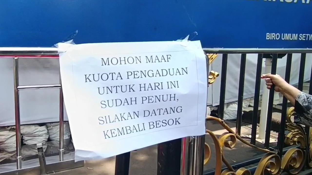 Hari Ketiga Layanan Lapor Mas Wapres Mencapai Batas Maksimal, Hanya Terima Sampai Jam 11.00 WIB