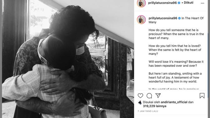 Unggahan Prilly Latuconsina. (Foto: Instagram @prillylatuconsina96)